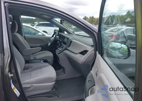 2017 Toyota Sienna Le 7 Passenger from USA, damaged, VIN 5TDJZ3DC5HS182934